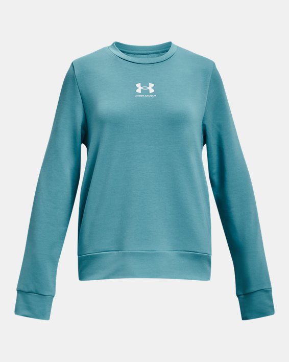 Girls' UA Rival Terry Crew in Blue image number 0